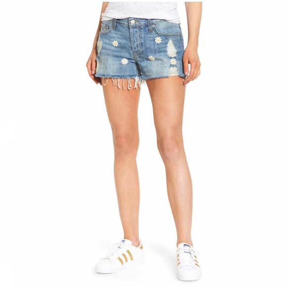 RAILS Cut Off Denim Shorts in Vintage Daisy! - Picture 7 of 8